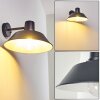 Maloja vägglampa utomhus, Vägglampa Svart, 1-ljuskällor