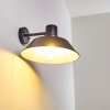 Maloja vägglampa utomhus, Vägglampa Svart, 1-ljuskällor