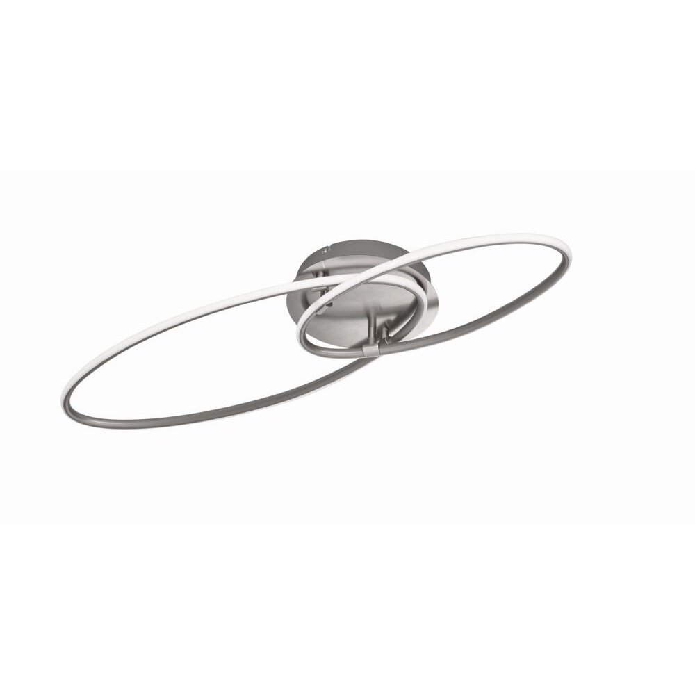 Trio Lampor AVUS Taklampa LED Nickel matt, 1-ljuskällor main product photo