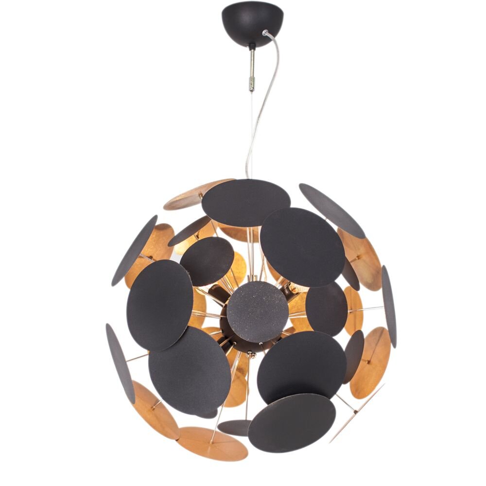 By Rydens Planet Pendellampa Guld, Svart, 4-ljuskällor main product photo