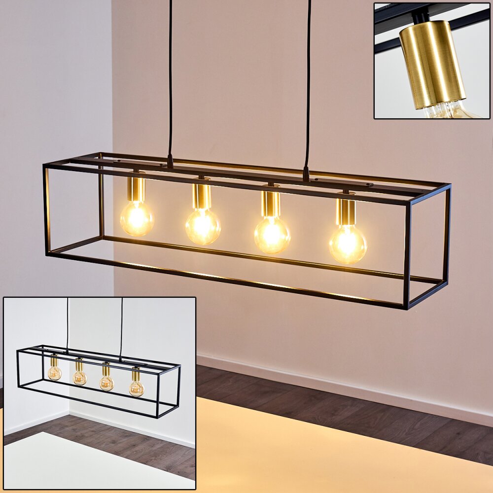 Ibusuki Pendelbelysning Guld, Mässing, Svart, 4-ljuskällor main product photo