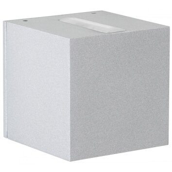 Albert Lampor 2371 Utomhusbelysning, vägglampa utomhus LED Silver, 2-ljuskällor