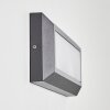 Alkmaar vägglampa utomhus, Vägglampa LED Antracit, 1-ljuskällor