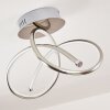 Wengi Taklampa LED Nickel matt, 1-ljuskällor
