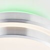 Brilliant Lampor Vilma Taklampa LED Silver, 1-ljuskällor, Fjärrkontroll, Färgväxlare