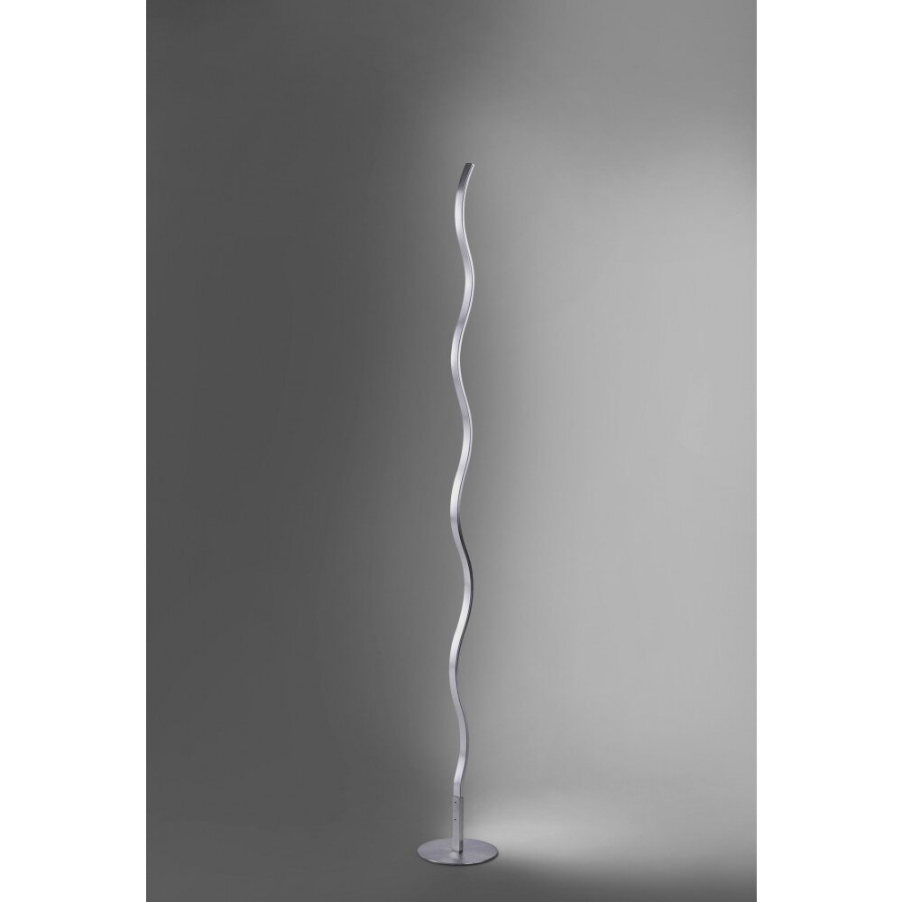 Leuchten Direkt WAVE Golvlampa LED Rostfritt stål, 1-ljuskällor main product photo