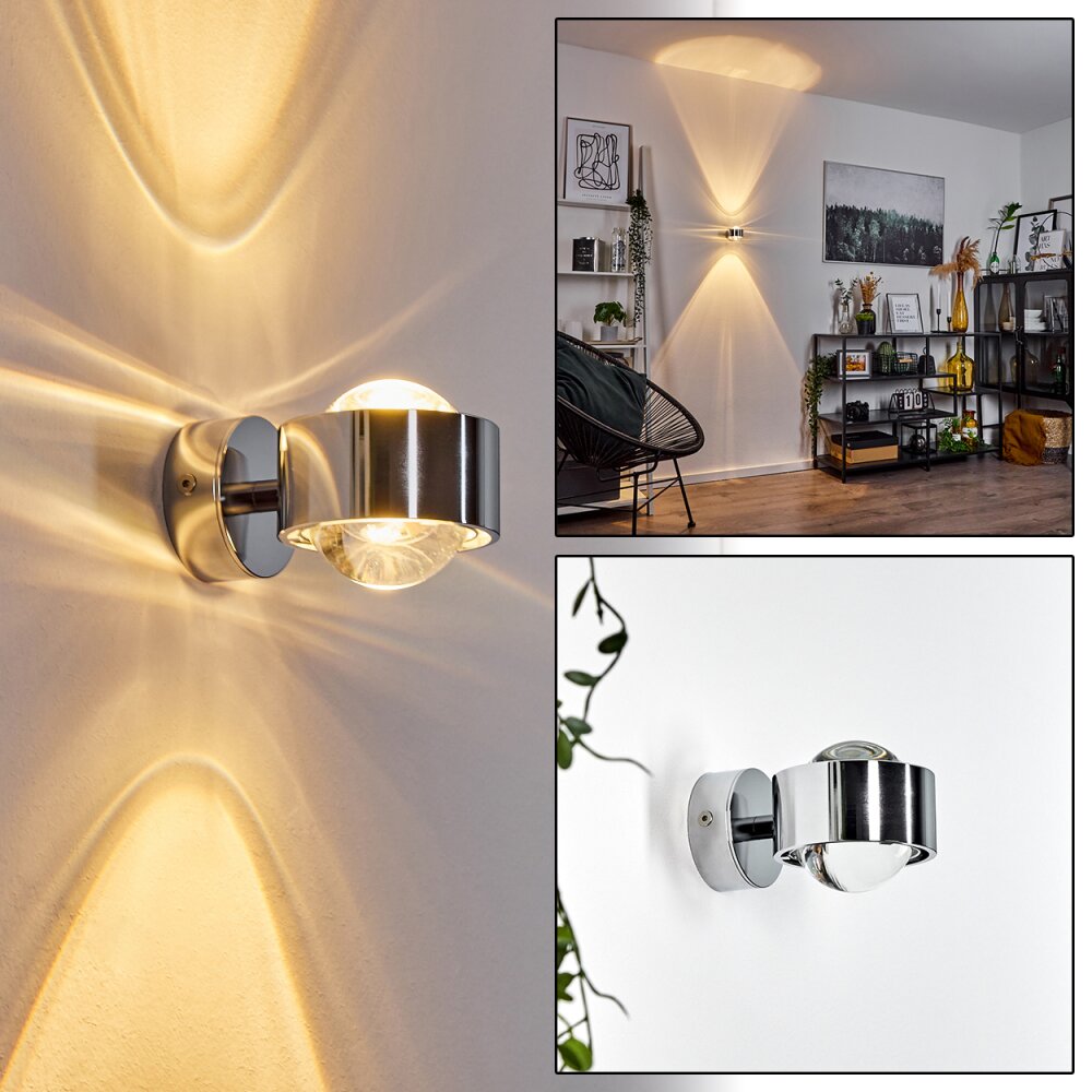 Sapri Up & Down Lampa, Vägglampa Krom, 1-ljuskällor main product photo