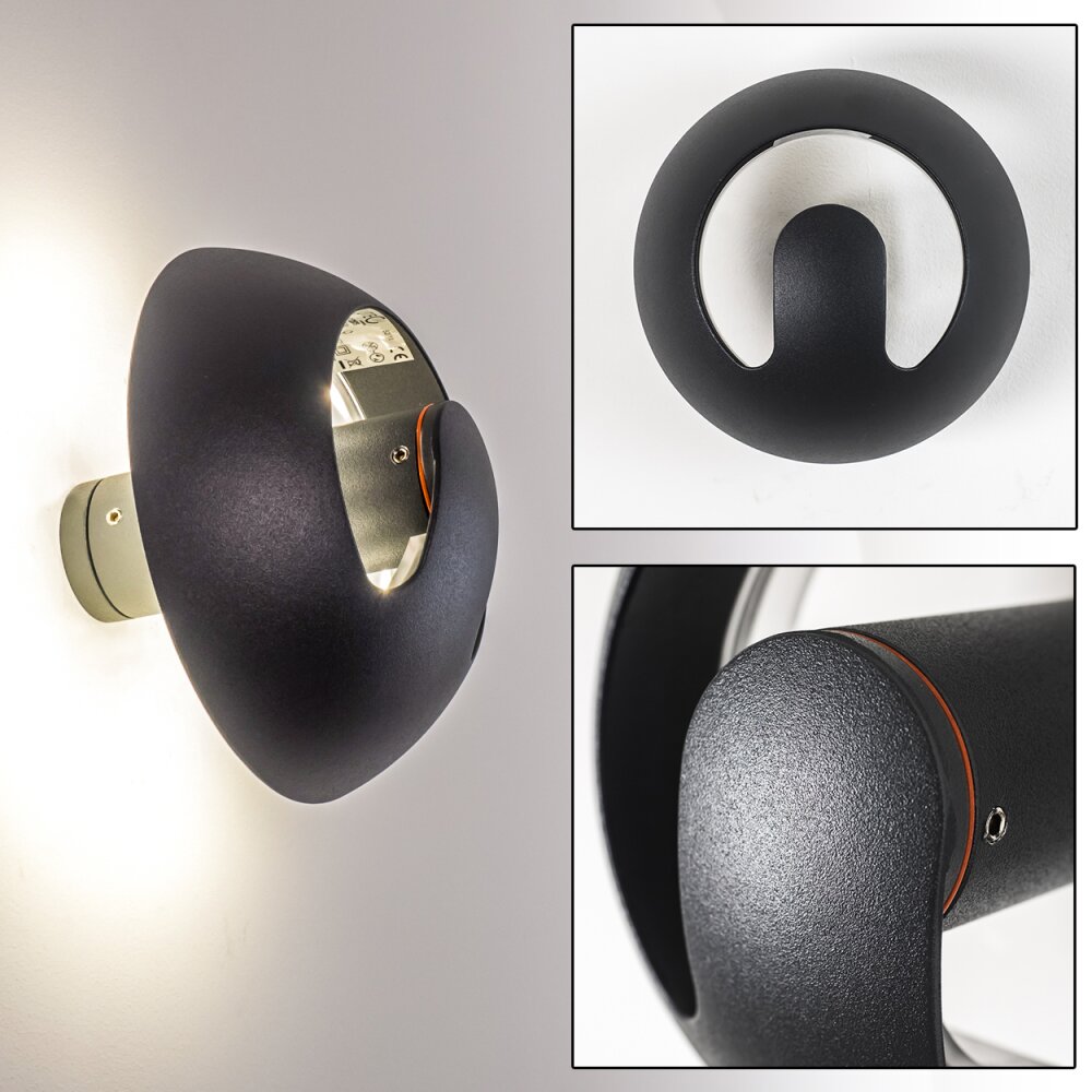 VAGGE Utomhusbelysning, Vägglampa LED Antracit, 1-ljuskällor main product photo