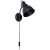 Brilliant Jesper Väggspotlight Svart, 1-ljuskällor