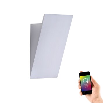 Paul Neuhaus Q-Serie Q-WEDGE LED Aluminium, 1-ljuskällor, Fjärrkontroll, Färgväxlare