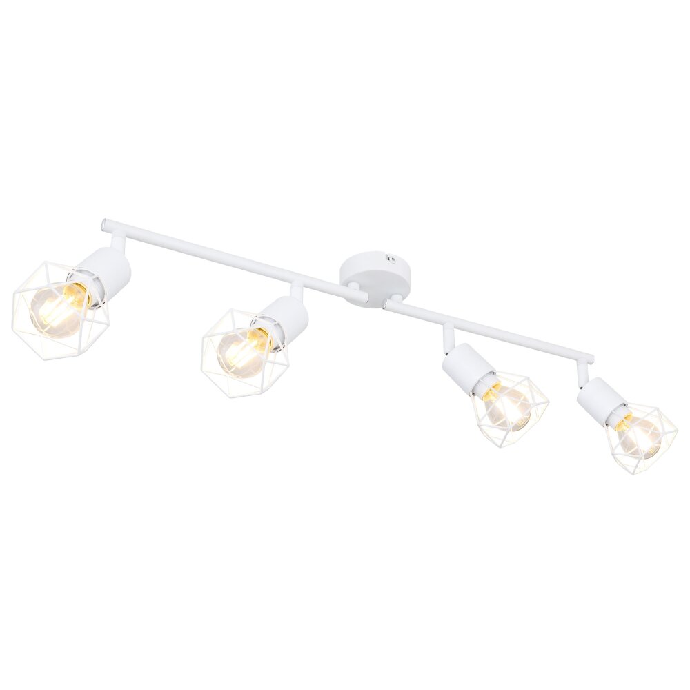 Globo XARA Taklampa, Takstrålkastare, Väggspotlight Vit, 4-ljuskällor main product photo