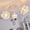 Limassol Taklampa, Takstrålkastare Krom, Vit, 3-ljuskällor