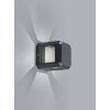 Trio Lampor LOGONE Vägglampa LED Antracit, 1-ljuskällor