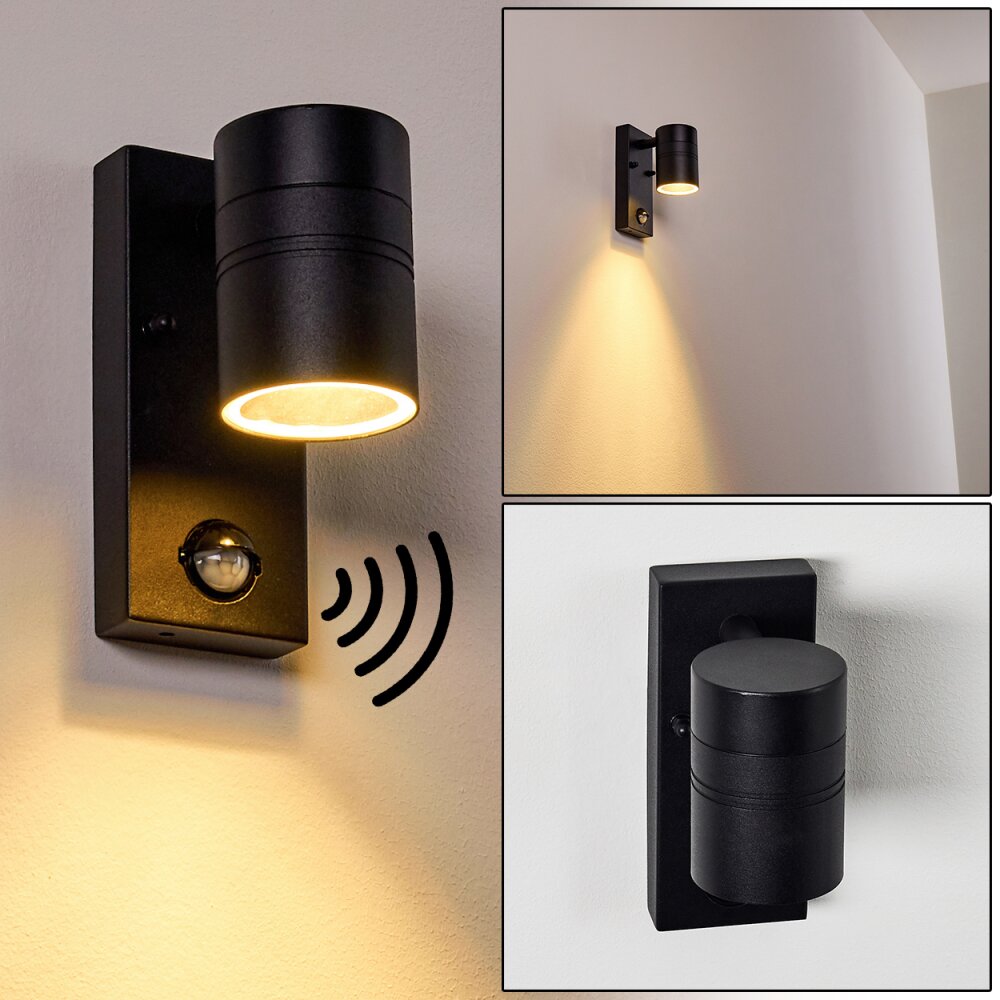 Froslev Downlight, Vägglampa LED Svart, 1-ljuskällor, Rörelsedetektor main product photo