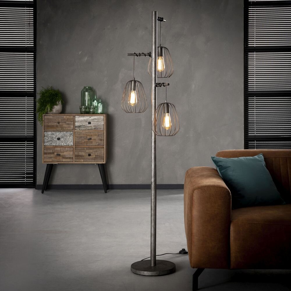 Veldhuizen Golvlampa Silver, 3-ljuskällor main product photo