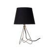 Lucide GITTA Bordslampa Krom, 1-ljuskällor