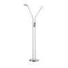 Honsel Lampor Dent Golvlampa, Golvlampa LED Nickel matt, 1-ljuskällor, Färgväxlare