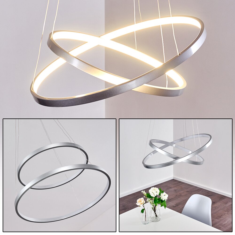 Canisteo Pendellampa LED Silver, 2-ljuskällor main product photo