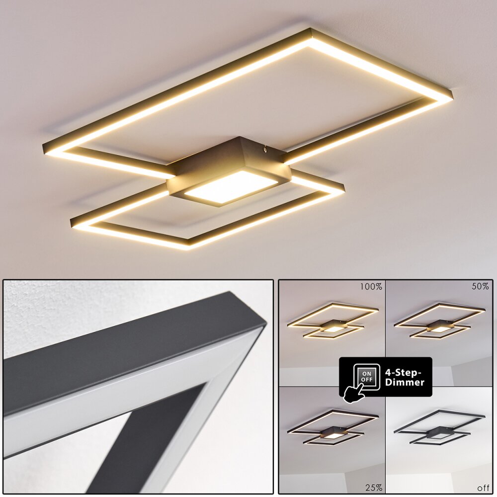 Narpes Taklampa LED Antracit, 1-ljuskällor main product photo