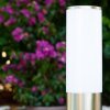 Caserta Golvlampa, gångvägslampa Färg i rostfritt stål, Vit, 1-ljuskällor