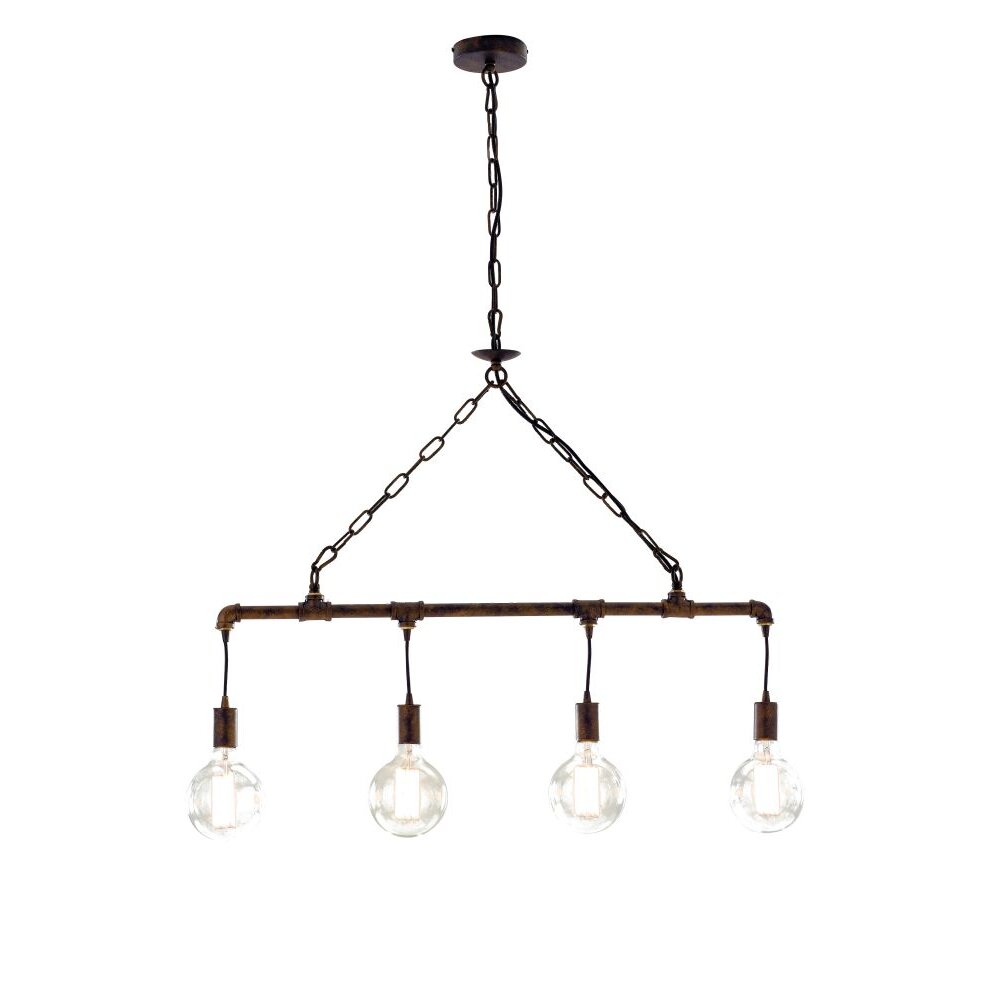 Lutec Lampor AMACORD Pendelbelysning Brun, 4-ljuskällor main product photo