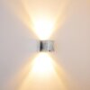 Orsa vägglampa utomhus, Vägglampa LED Galvaniserad, 2-ljuskällor
