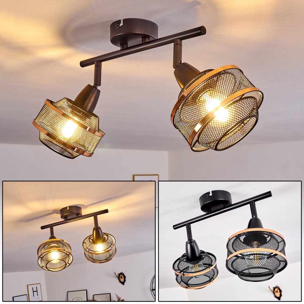 Limassol Taklampa, Takstrålkastare Svart, 2-ljuskällor main product photo