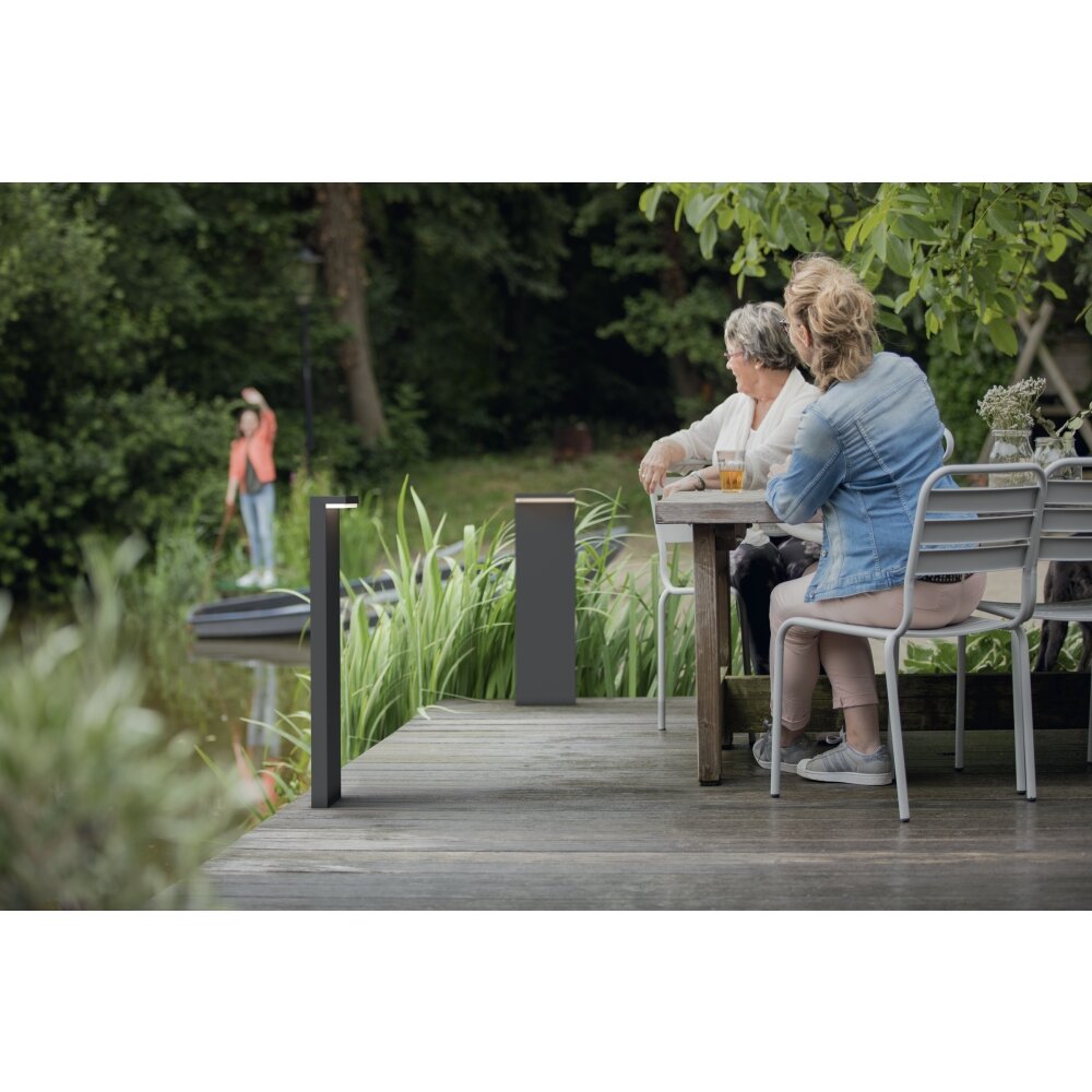 Philips Lampor Bustan gångvägslampa LED Antracit, 2-ljuskällor main product photo