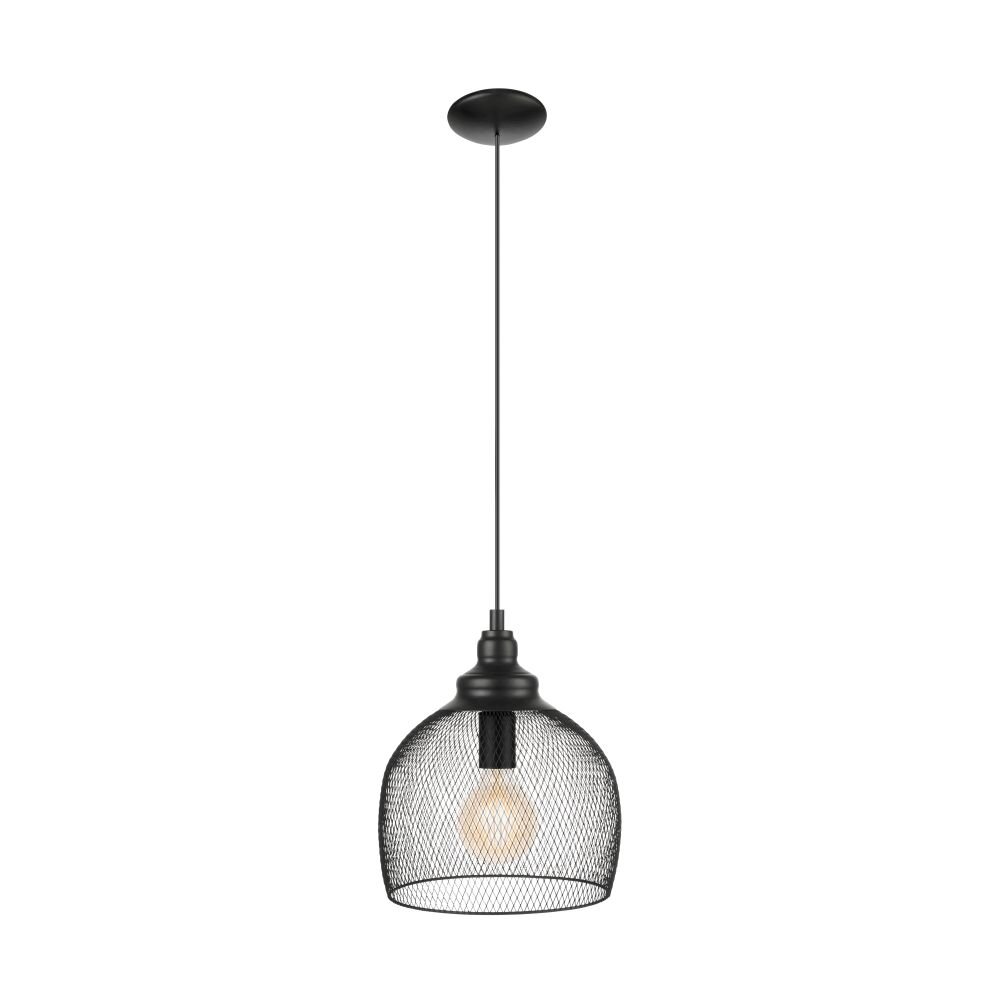 Eglo STRAITON Pendellampa Svart, 1-ljuskällor main product photo