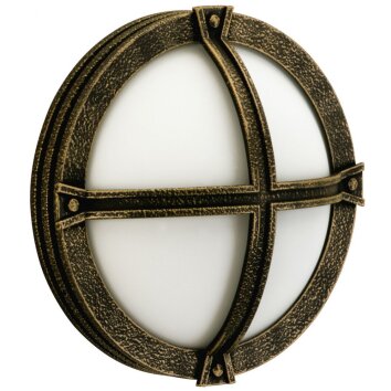 Albert Lampor 230 Taklampa för utomhusbruk, Utomhusbelysning, Taklampa Brun, Mässing, 1-ljuskällor