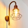Borkan vägglampa utomhus, Vägglampa Brunt, guld, 1-ljuskällor, Rörelsedetektor
