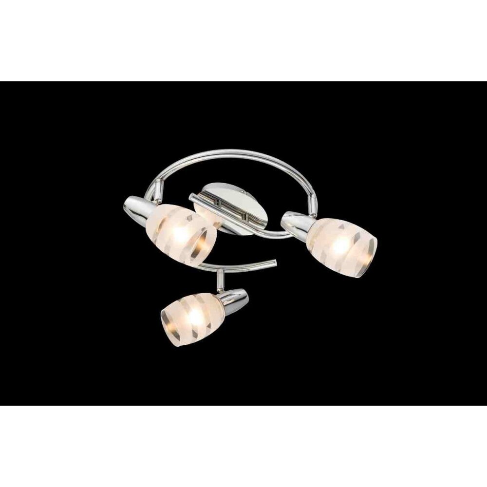 Globo ROY Taklampa Krom, 3-ljuskällor main product photo