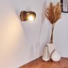 Kuah Vägglampa, Väggspotlight Svart, 1-ljuskällor