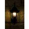 Rabalux Milano vägglampa utomhus, Vägglampa Svart, Genomskinlig, klar, 1-ljuskällor