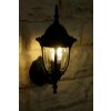 Rabalux Milano vägglampa utomhus, Vägglampa Svart, Genomskinlig, klar, 1-ljuskällor