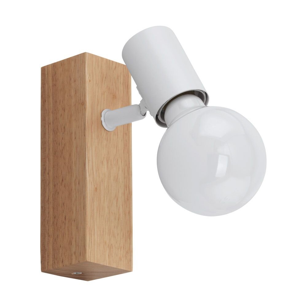 Eglo Lampor TOWNSHEND Väggspotlight Brun, Vit, 1-ljuskällor main product photo