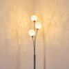 Bernado Golvlampa Nickel matt, 3-ljuskällor