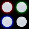 Brilliant Edna Taklampa LED Krom, 1-ljuskällor, Fjärrkontroll, Färgväxlare
