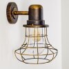 Borkan vägglampa utomhus, Vägglampa Brunt, guld, 1-ljuskällor