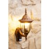 Ribadeo vägglampa utomhus, Vägglampa Brunt, guld, 1-ljuskällor, Rörelsedetektor