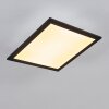 Essaouira Taklampa, Panel LED Svart, 1-ljuskällor, Fjärrkontroll
