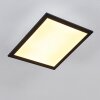 Essaouira Taklampa, Panel LED Svart, 1-ljuskällor, Fjärrkontroll