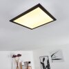 Essaouira Taklampa, Panel LED Svart, 1-ljuskällor, Fjärrkontroll