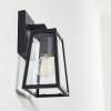 Hjerpsted vägglampa utomhus, Vägglampa Svart, 1-ljuskällor