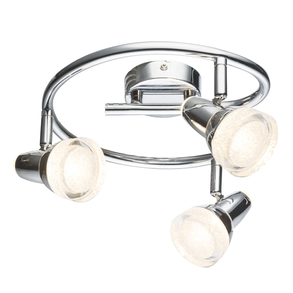 Globo Alaska Taklampa, Takstrålkastare LED Krom, 3-ljuskällor main product photo