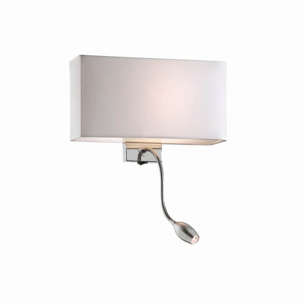 Ideallux HOTEL Vägglampa LED Krom, 1-ljuskällor main product photo