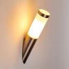 Norburg vägglampa utomhus, Vägglampa Färg i rostfritt stål, 1-ljuskällor