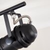 Lichinga Taklampa, Takstrålkastare Svart, 2-ljuskällor