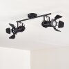 Lichinga Taklampa, Takstrålkastare Svart, 2-ljuskällor