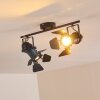 Lichinga Taklampa, Takstrålkastare Svart, 2-ljuskällor